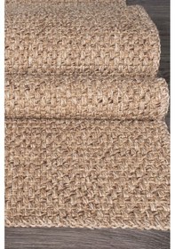Resim Konfor Halı Rusticana 3101 Naturel Modern Örme Kilim Jüt Halı 