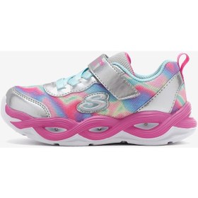Resim Skechers Twisty Glow - Sorbet Swirl Küçük Kız Çocuk Gri Spor Ayakkabı 303716n Smlt Gri 