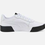 Resim Puma Carina 2.0 Kadın Spor Ayakkabı 385849-04 White-white-team Gold-black 
