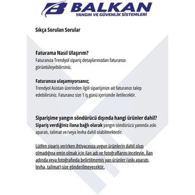 Resim 6 Kg Ruhsata Uygun 4 Yıl Tozlu Yangın Tüpü 3 Adet 