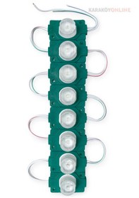 Resim 1.5 Watt Tekli Manda Gözü Modül Led 10 Lu Paket Yeşil 