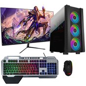 Resim Tx341 Intel Core i5 4440 23.6" 16 GB RAM 256 GB SSD 4 GB RX550 Ekran Kartı Masaüstü Oyun Bilgisayarı Turbox
