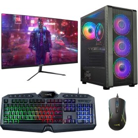 Resim Turbox Tx174 Intel Core i5 2400 8GB Ram 256GB SSD 4GB GT730 23.8" Monitör Masaüstü Oyun Pc Bilgisayarı 