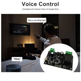 Resim Springsun Tuya 5-32v Dc Wifi Röle Modülü - Alexa/google Uyumlu, Zaman Ayarlı, 2 Modlu Diğer 