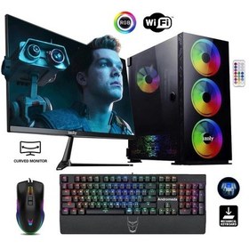 Resim Izoly ST999229 i9-13900K 32 GB 1 TB M.2 NVMe SSD 24 GB RTX4090 27" Free Dos Masaüstü Oyuncu Bilgisayarı 