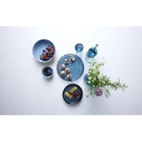 Resim Seramik Iki Renkli Tabak Siyah Ø 21 cm 