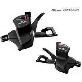 Resim Shımano Deore Sl-m6000 Vites Kolları 2/3x10v Kelepçeli Siyah 