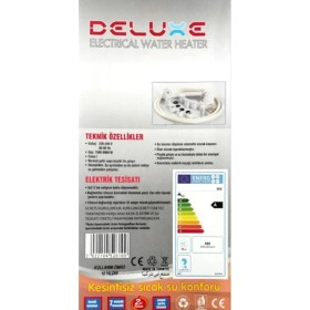Resim Feyza Design Enerji Tasarruflu Elektrikli Şofben, Verimli ve Güçlü Isıtma 
