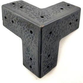 Resim Antika Tarz Dekoratif Pirinç Köşe Gönye - 68X68 Mm, Oksit 