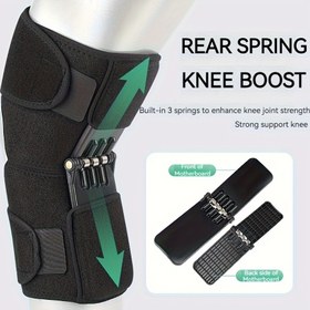 Resim 1 adet/2 adet diz desteği, ayarlanabilir, siyah, tüm fitness ekipmanları için uygun, squat, yürüyüş ve açık hava sporları için ideal 