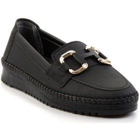 Resim Siyah Kadın Loafer Ayakkabı K01536194009 Siyah 