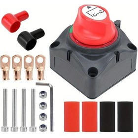 Resim Chuangyinshop Type A Akü Anahtarı 12 36v Araç Karavan Tekne Güç Kesme Anahtarı 2x3 8 Bağlantı Uçlu 