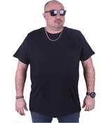 Resim MocGrande Büyük Beden Basic Tişört 11100 Sıyah 
