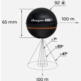 Resim Deeper Smart Sonar Pro+2 Balık Bulucu 