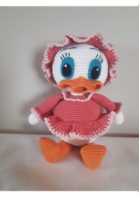 Resim Amigurumi Sevimli Ördek Oyuncak 
