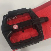 Resim Epic Alüminyum Platform Geniş Pedal Siyah / Bisiklet 