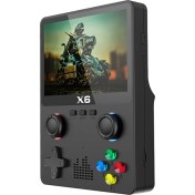 Resim Spibicyy Taşınabilir X6 El Oyun Oyuncusu 3.5 Inç IPS Ekran 11 Simülatörleri Gba Video Oyun Konsolu Çocuklar Için Hediyeler-Siyah (Yurt Dışından) 