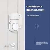 Resim Manyetik Sensörlü Kablosuz Ev Güvenlik Alarm Sistemi: Pencereler, Kapılar, Seyahat, Oteller, Yürüyüş, Kamp, Araba Kapısı Anti-hırsızlık, Dosya Dolapları, Çekmeceler, Kilitler için Uygun 