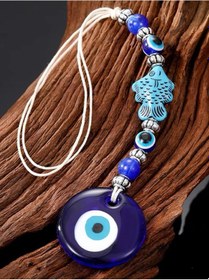 Resim Liangmei Türk Nazar Asılı Dekorasyon, Cam Mavi Nazar Kolye, Türk 
