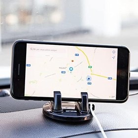 Resim Simex Telefon Tutucu 360° Dönebilen JO-AT210 Owl, Siyah/Turuncu 