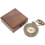 Resim Periboia Ahşap Kutulu Pusula Model 4 