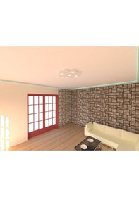 Resim Motifpiyer Tavan Spot Göbek Tsg-05-papatya-56-cap 