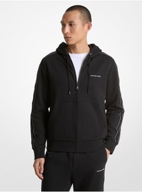 Resim Michael Kors Erkek Kapüşonlu Yaka Uzun Kollu Fermuarlı Siyah Eşofman Üstü 