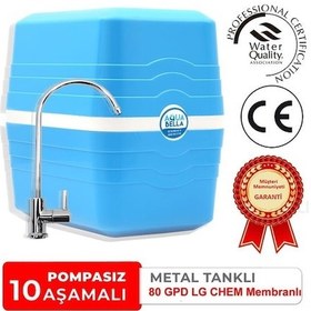 Resim Su Arıtma Cihazı 12 Aşamalı 8 Lt Çelik Tanklı 