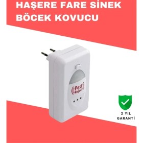 Resim Ultrasonik Ses Dalgalarıyla Kimyasalsız Fare ve Böcek Kovucu Cihaz 