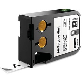 Resim Dymo Xtl Çok Amaçlı Vinil 19X7 Beyaz Siyah 1868752 