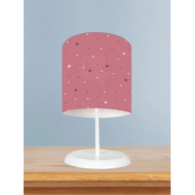 Resim Bebek ve Çocuk Odası Renkli Yıldız Desenli Abajur 