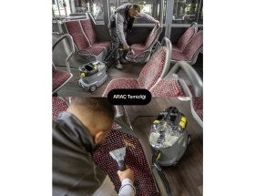 Resim Karcher Araç,döşeme,tekstil ,halı ve Koltuk Yüzeylerinde Leke Çıkarma Için Güçlü Temizlik Profesyonel Puzzi 8/1 