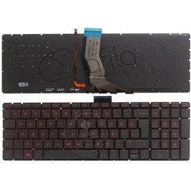 Resim HP Uyumlu Nsk-Cw2Bq, Nsk-Cw5Bc Klavyesi Kırmızı Tuş (Işikli)/Siyah Tr - 497381313 