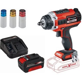 Resim Einhell IMPAXXO Akülü Kömürsüz 18V 4AH Akülü Somun Sıkma Makinesi 