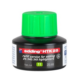 Resim Htk-25 Yeşil Fosforlu Kalem Mürekkebi 25 Ml Yeşil 