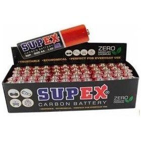 Resim Supex Aa Kalem Pil 60 Adet 