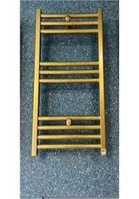 Resim Eurasia Havlupan Towel Radiator 500x1000 14 Borulu Gold 2 Adet Vanası Gold 