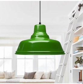 Resim Homing Robi Metal Yeşil Retro Sarkıt Ayd-3708 Yeşil 