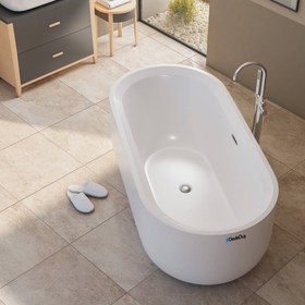 Resim Queen Bağımsız Küvet | Jakuzi Seçenekli - 90x190 / Beyaz / 1 Kişilik 