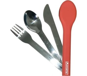 Resim Orcamp Çatal Kaşık Bıçak Seyehat Seti Turuncu 1970 