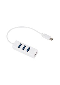Resim USB Type C 3.1 To 4 Port USB 2.0 Type A Çoklayıcı Çoğaltıcı HUB 
