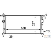 Resim Behr Radyatör Corsa B-Tigra-Combo 1.2-1.4-1.4 16V (Klimasiz+Mek) (530X285X34) 18051 