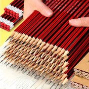 Resim Basswood HB Kurşun Kalem 20-Paket - 0,3mm İnce Uç, Ön-keskinleştirilmiş Silgi ile, Yazma, Çizim, Okul ve Ofis için Konforlu Tutuş - 14 Yaş ve Üstü için Uygun 