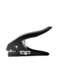 Resim 12mm Daire Delgeç Kağıt Delgeç Elde Taşınabilir Yuvarlak Tek Delik Delgeç 