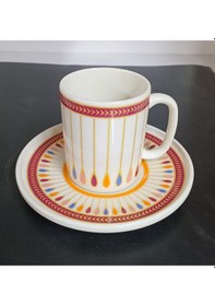 Resim Konak Züccaciye Kahve Fincan Tak. 6 Lı Ary-desen Desenli 