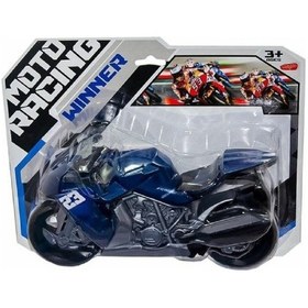 Resim Mavi Winner Roadmates Oyuncak Motorsiklet 