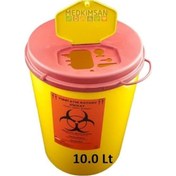 Resim Tıbbi Atık Kovası 10.0 Lt 1 Adet. Tıbbi Atık Kutusu 10.0 Lt 1 Ade 