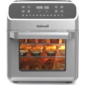 Resim Robx Robwell AS29 12LT Air Fryer 12 Ön Programlı Çok amaçlı Yağsız hava fritözü ( Robx Türkiye Garantili ) 