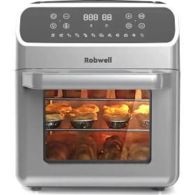 Resim Robx Robwell AS29 12LT Air Fryer 12 Ön Programlı Çok amaçlı Yağsız hava fritözü ( Robx Türkiye Garantili ) 