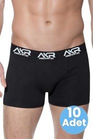 Resim Tezzgelsin Erkek Likralı 10'lu Boxer Siyah 